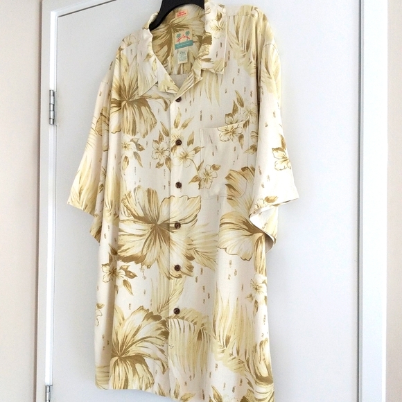 Reyn Spooner regency silk jacquard hawaiian shirt - Picture 6 of 11